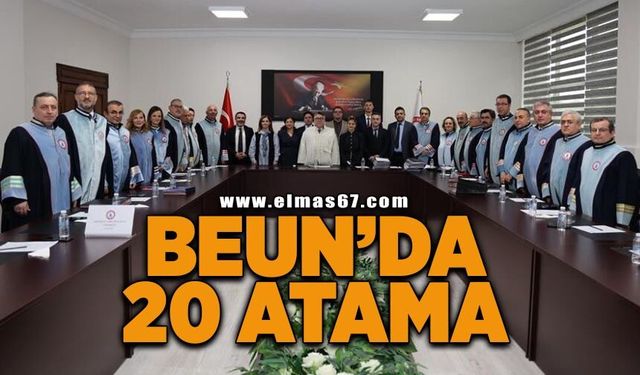 BEUN akademik kadrosunu 20 yeni atamayla güçlendirdi