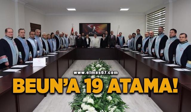 BEUN akademik kadrosunu 19 yeni atamayla güçlendirdi
