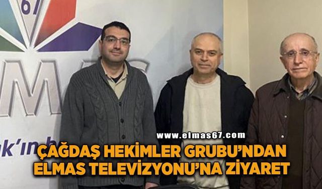 Çağdaş Hekimler Grubu’ndan Elmas Televizyonu’na ziyaret