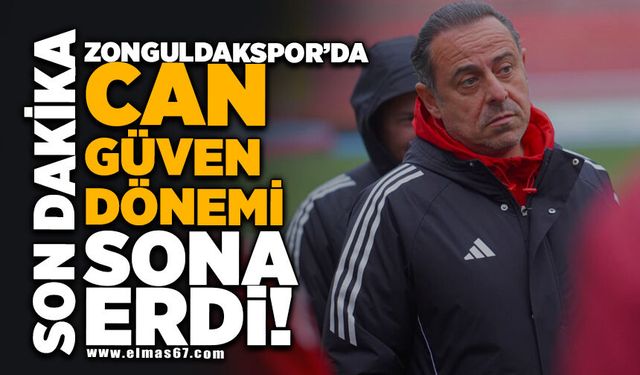 Son Dakika! Zonguldakspor'da Can Güven Dönemi Sona Erdi