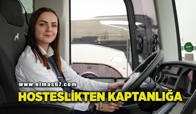 Hostesken otobüs kaptanı olan Serenay Göç: "Kadınlarımız her alanda olmalı"