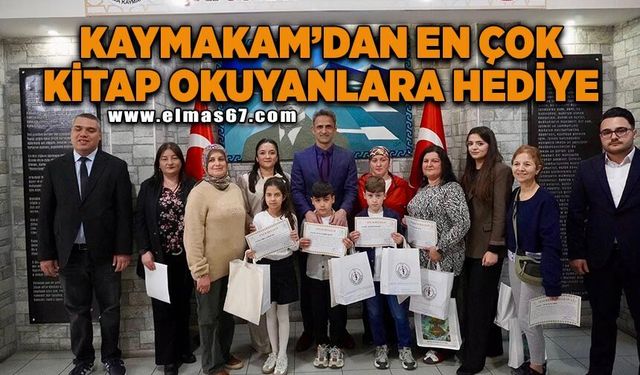 Kaymakam’dan en çok kitap okuyanlara hediye