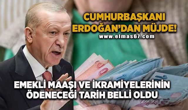 Emekli maaşı ve bayram ikramiyelerinin ödeneceği tarih belli oldu
