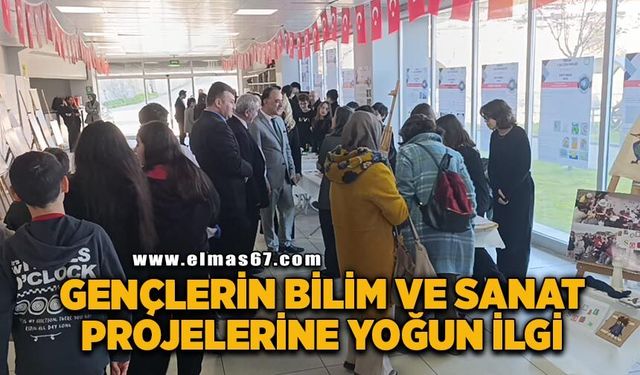 Gençlerin bilim ve sanat projelerine yoğun ilgi
