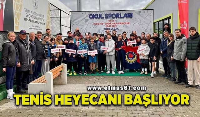 Tenis heyecanı başlıyor