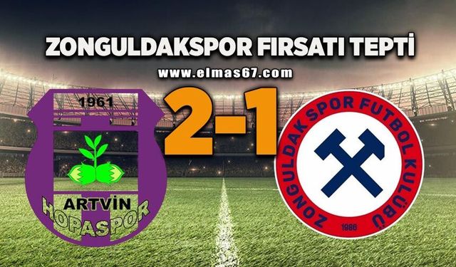 Zonguldakspor fırsatı tepki: 2-1