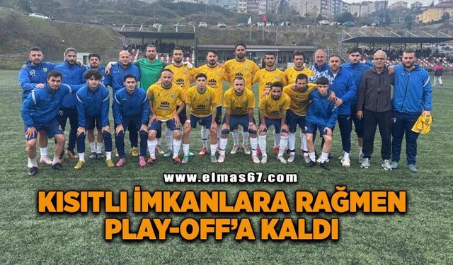 Alaplı Belediyespor Play-Off mücadelelerine hazırlanıyor