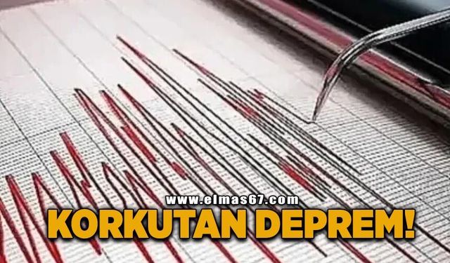 4 büyüklüğünde korkutan deprem