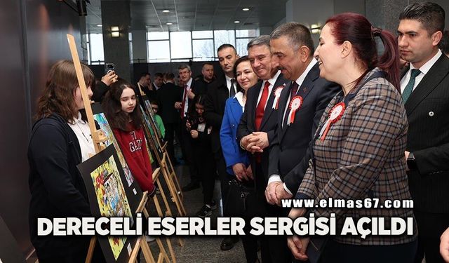 Zonguldak’ta Dereceli Eserler Sergisi açıldı