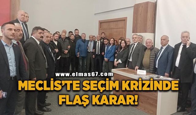 Meclis’teki seçim krizinde flaş karar!