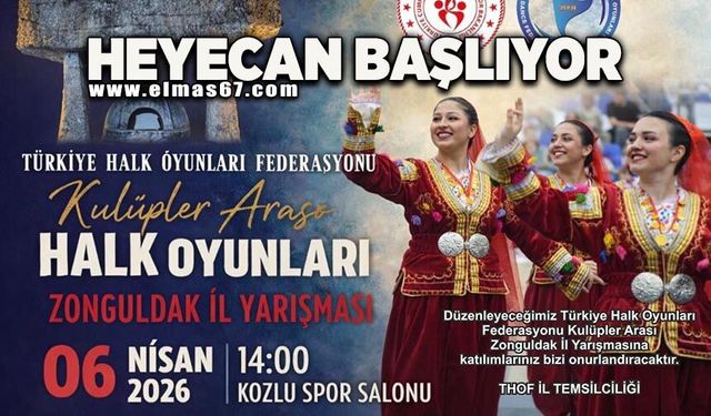 Zonguldak’ta halk oyunları heyecanı başlıyor