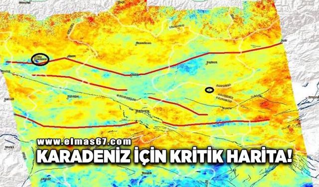 Karadeniz Ve Kuzeydoğu Anadolu için kritik harita: Fay hatları ve heyelan riskleri ortaya kondu