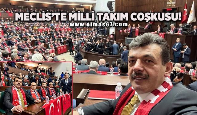 Meclis’te Milli takımın coşkusunu yaşadılar