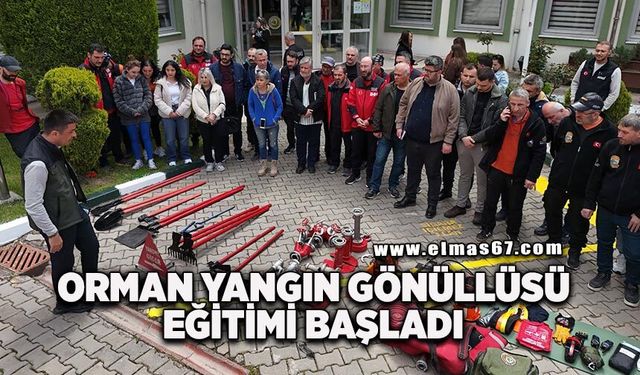 “Orman Yangın Gönüllüsü Eğitimi” başladı