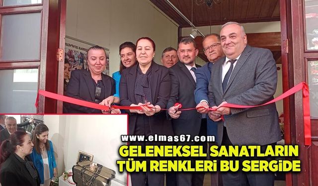 Geleneksel sanatların tüm renkleri bu sergide