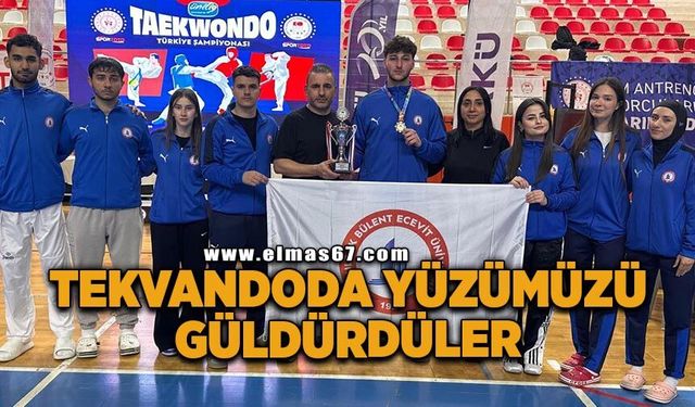 BEUN, Tekvando Şampiyonası’ndan Altın Madalya ve 3’üncülük Kupası ile Döndü