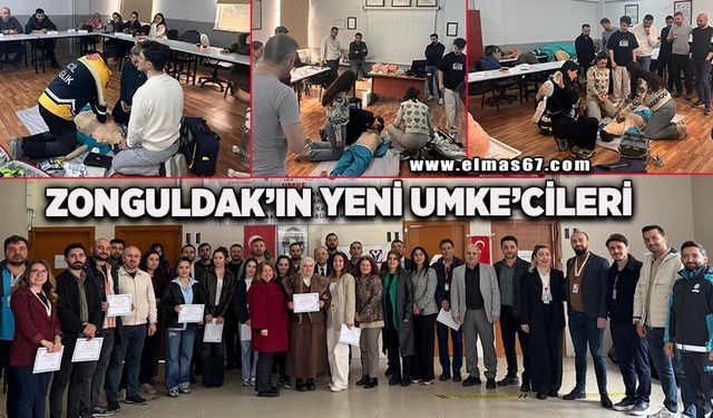 Zonguldak'ta  25 yeni UMKE gönüllüsü yetiştirildi