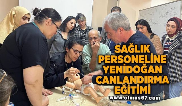 Sağlık personeline yenidoğan canlandırma eğitimi