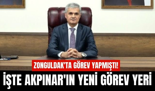 Kahramanmaraş İl Milli Eğitim Müdürlüğüne Turan Akpınar atandı