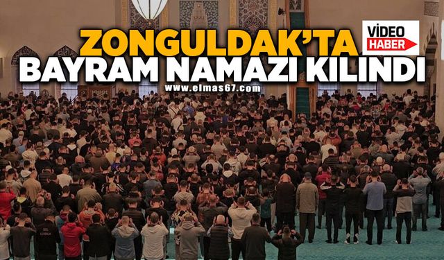 Zonguldak'ta bayram namazı kılındı