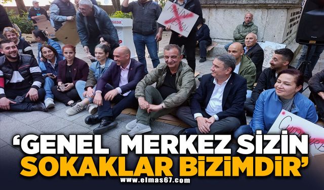 CHP'den oturma eylemi