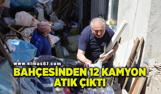 Bahçesinden 12 kamyon atık çıktı: "Zaten temizleyecektim, şikayet beni rahatsız etti"