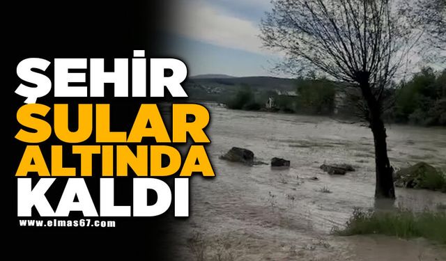 Kuvvetli sağanak hayatı olumsuz etkiledi