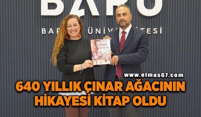 Tesadüfen bulunan 640 yıllık çınar ağacının hikayesi kitap oldu