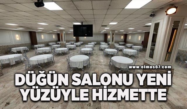 Kdz. Ereğli Belediye Düğün Salonu yeni yüzüyle hizmette