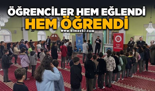 Öğrenciler hem eğlendi hem öğrendi