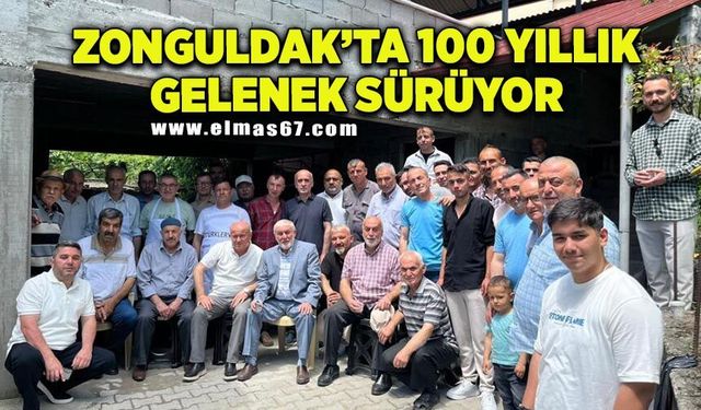 Çaycuma'da 100 yıllık bayram geleneği yaşatılıyor