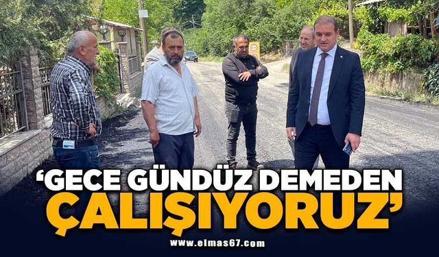 AK Parti Alaplı’da Yol Çalışmalarına Start Verdi
