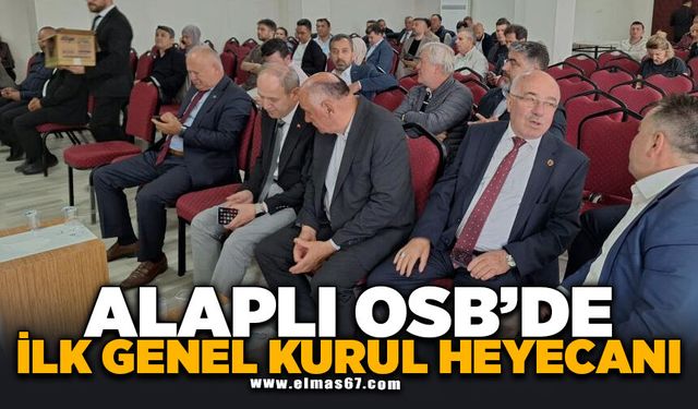 Alaplı OSB'de ilk Genel kurul heyecanı