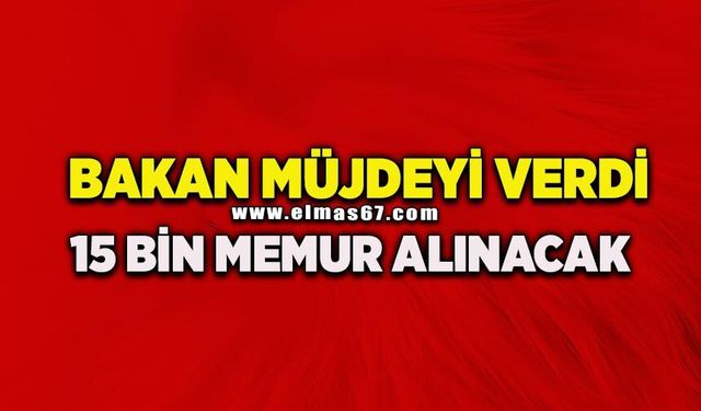 Adalet Bakanı Gürlek: "15 bin sözleşmeli personel alımı yapacağız"