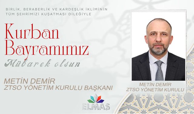 METİN DEMİR'İN KURBAN BAYRAMI MESAJI