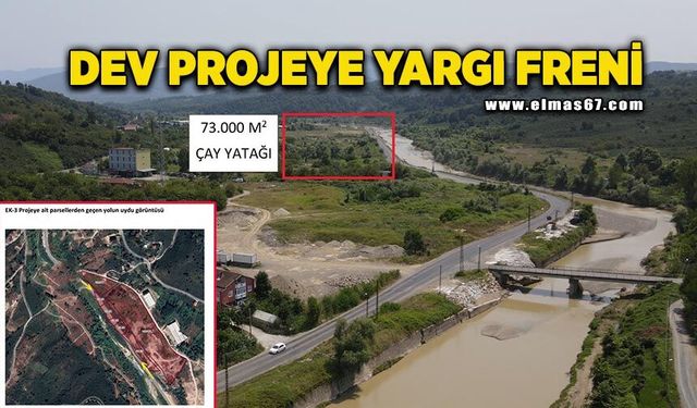 Dev projeye yargı freni: Su kuyuları ve dere yatağı kurtuldu!