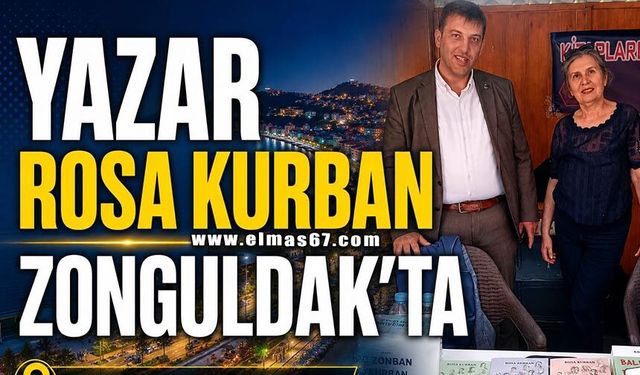 Yazar Rosa Kurban Zonguldak’ta