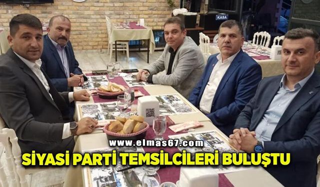 Siyasi parti temsilcileri bir araya geldi