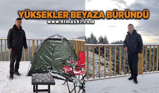 Mayıs sonunda kar sürprizi: Yüksekler beyaza büründü
