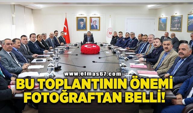 Bu toplantının önemi, fotoğraftan belli!