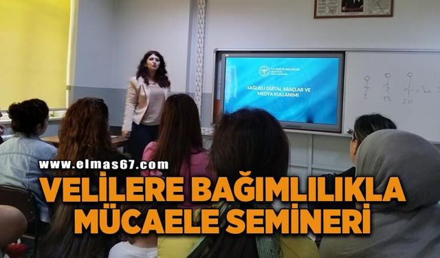 Velilere yönelik "Bağımlılıkla Mücadele ve İlk Yardım" semineri düzenlendi