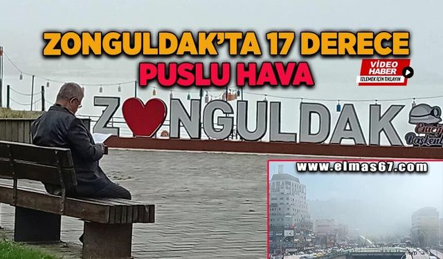 Zonguldak’ta 17 derece puslu hava