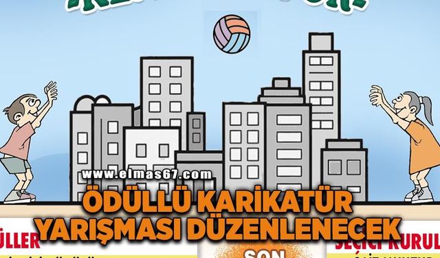 Ödüllü karikatür yarışması düzenlenecek