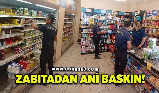 Zabıtadan market, kasap ve fırın işletmelerine denetim