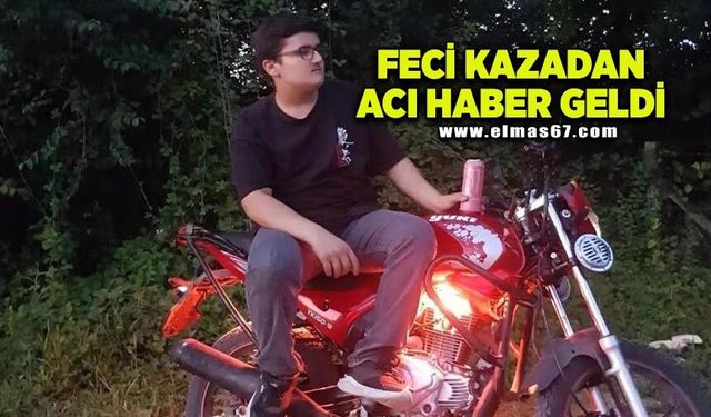 Otomobille çarpışan motosikletin sürücüsü yaşam mücadelesini kaybetti