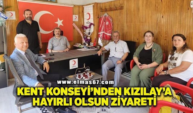 Çaycuma Kent Konseyi’nden Kızılay Şubesine Ziyaret