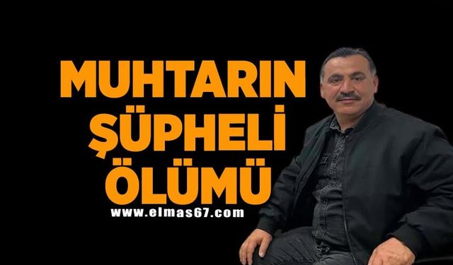 Muhtar evinin garajında ölü bulundu