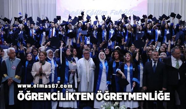 BEUN'da öğrencilikten öğretmenliğe uzanan yolculuk mezuniyet töreni ile taçlandı