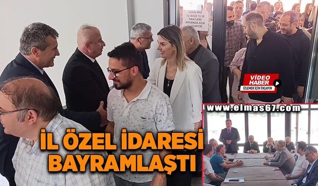 Zonguldak İl Özel İdaresi bayramlaştı