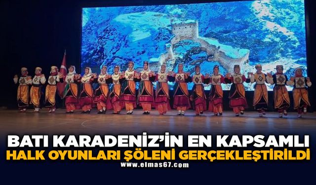 Batı Karadeniz'in en kapsamlı halk oyunları şöleni gerçekleştirildi